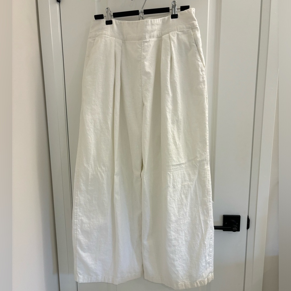 White Linen Pants